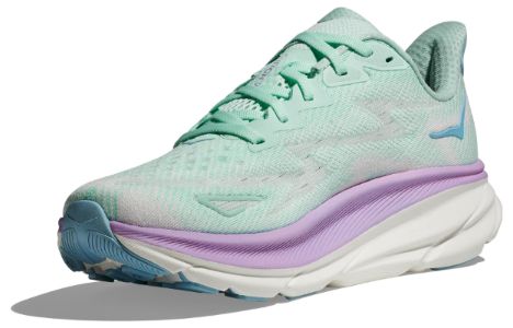 (WMNS) Hoka One One Clifton 9 Wide 'Ocean Lilac Mist' 1132211-SOLM sold by KicksCrew