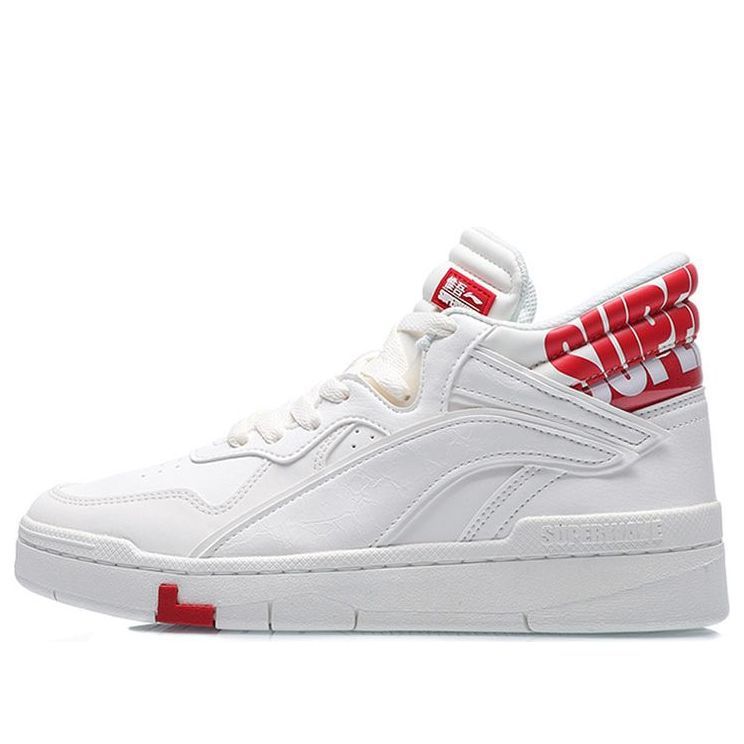 (WMNS) Li-Ning Superwave Mid 'White Red' AGCQ238-4 sold by KicksCrew