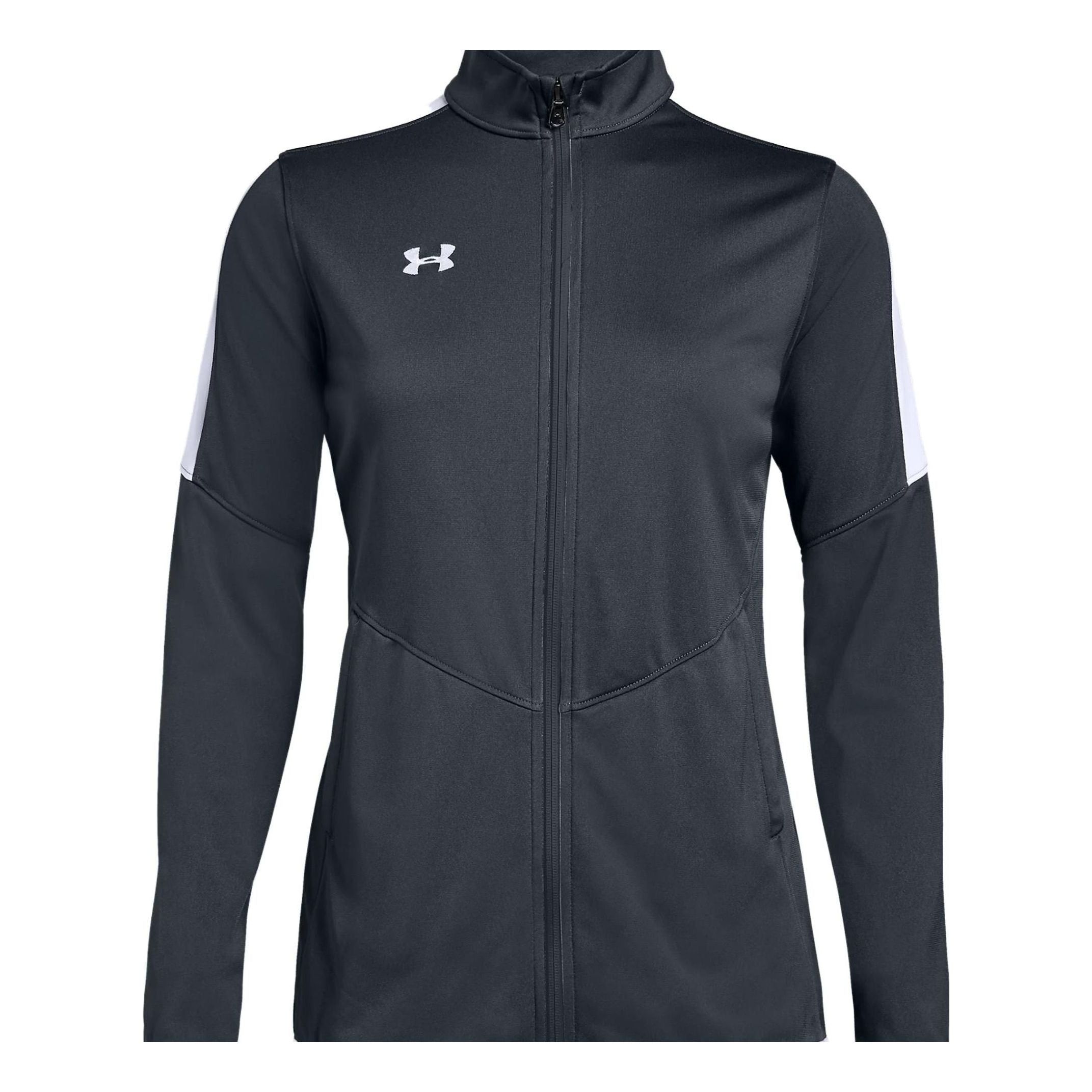 (WMNS) Under Armour Rival Knit Jacket 'Pitch Grey' 1326774-008 sold by KicksCrew