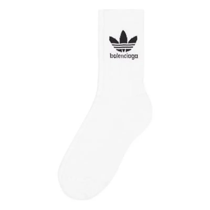 Balenciaga x adidas Socks 'White Black' 7121774C6B79060 sold by KicksCrew