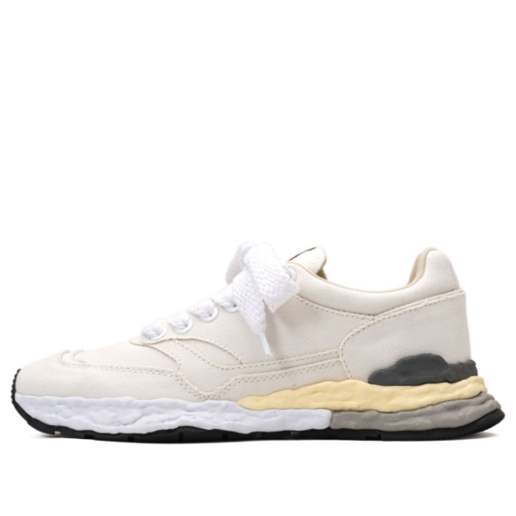 Maison MIHARA YASUHIRO GEORGE OG Sole Canvas Low-top Sneaker 'White' A10FW703-WHT sold by KicksCrew
