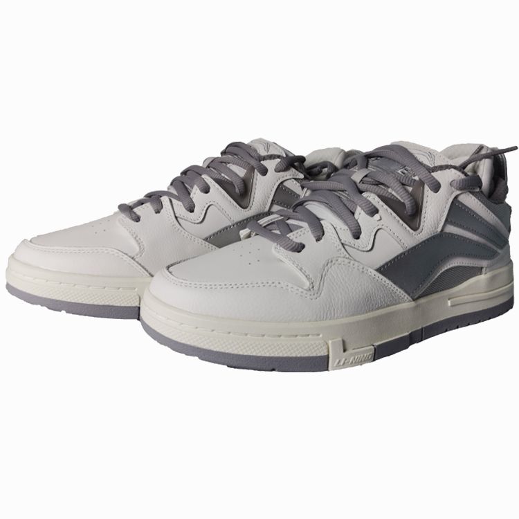 (WMNS) Li-Ning x WeiWu Pro Skateboarding Shoes 'White Silver' AECT072-1 sold by KicksCrew product image thumbnail 2