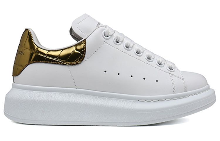 (WMNS) Alexander McQueen Oversized Sneaker 'Gold Crocodile' 553770WHYBQ9075 sold by KicksCrew product image thumbnail 2