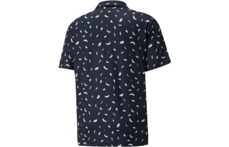 Puma Cloudspun Feather Polo Shirts 'Navy White' 531092-01 sold by KicksCrew