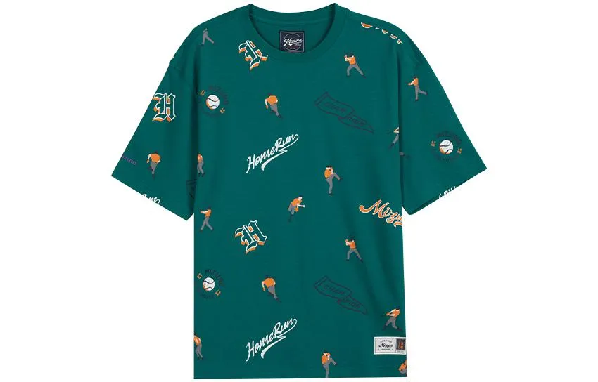 Mizuno Heritage Casual T-shirt 'Green' D2CA31H9 sold by KicksCrew product image thumbnail 2