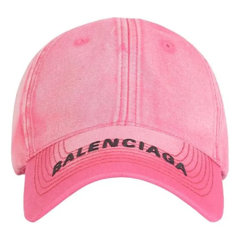 Balenciaga Embroidered Logo Baseball Cap 'Pink' 6171603A2B45660 sold by KicksCrew