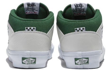 Vans Half Cab Skate 'White Green' VN0A5FCDWGR sold by KicksCrew