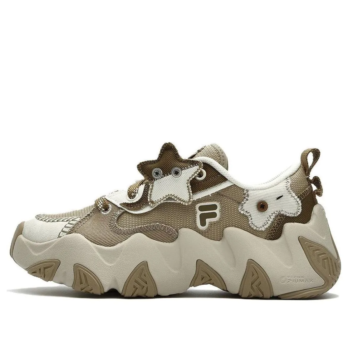 (WMNS) FILA FUSION STARFISH-CVS Sneakers 'White Olive Green' T12W341304FST sold by KicksCrew