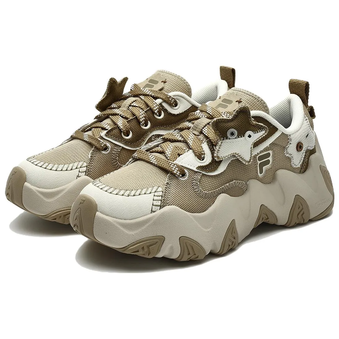 (WMNS) FILA FUSION STARFISH-CVS Sneakers 'White Olive Green' T12W341304FST sold by KicksCrew product image thumbnail 2