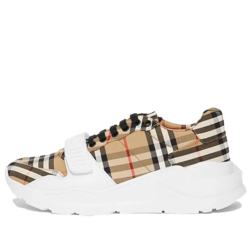 Burberry Vintage Check Cotton Sneakers 'Beige White' 80202821 sold by KicksCrew