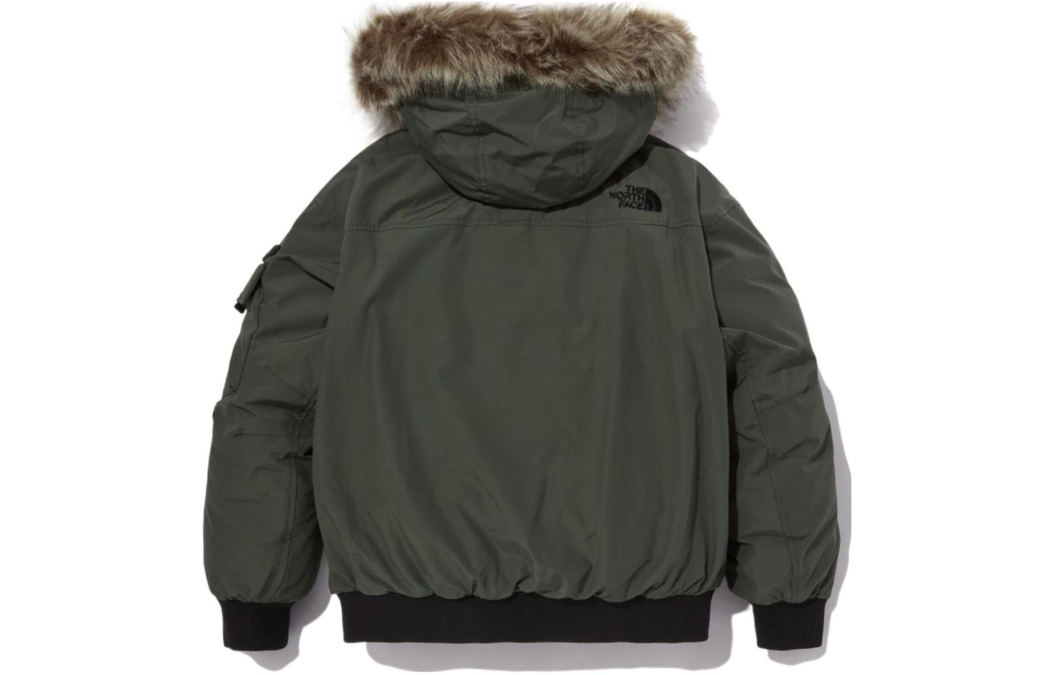 THE NORTH FACE Logo Polar Air Down Bomber Jacket 'Olivegreen' NJ1DN86B sold by KicksCrew product image thumbnail 3