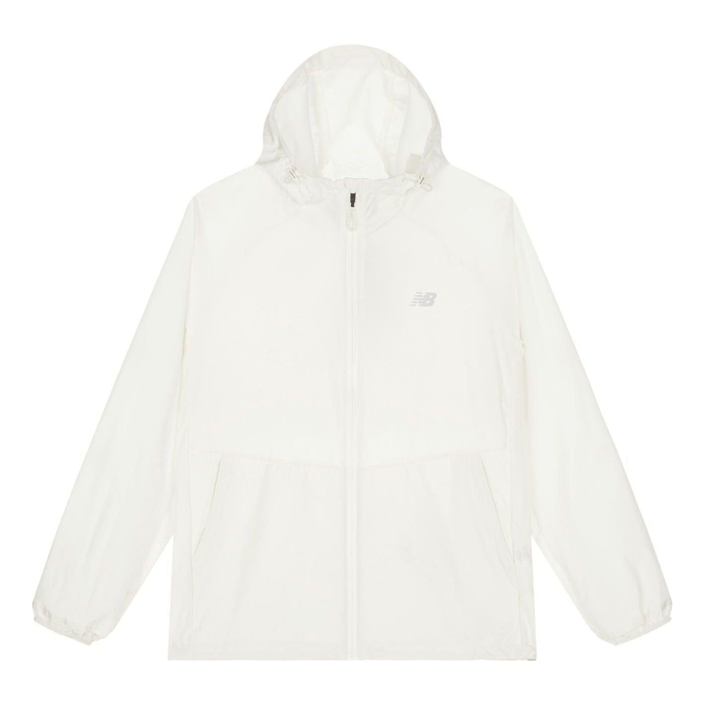 New Balance 'Runners Aren't Normal' Hooded Jacket 'White' NAE24101-WT sold by KicksCrew