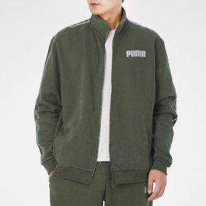Puma Metallic Nights Full Zip Jacket 'Green White' 587138-64 sold by KicksCrew