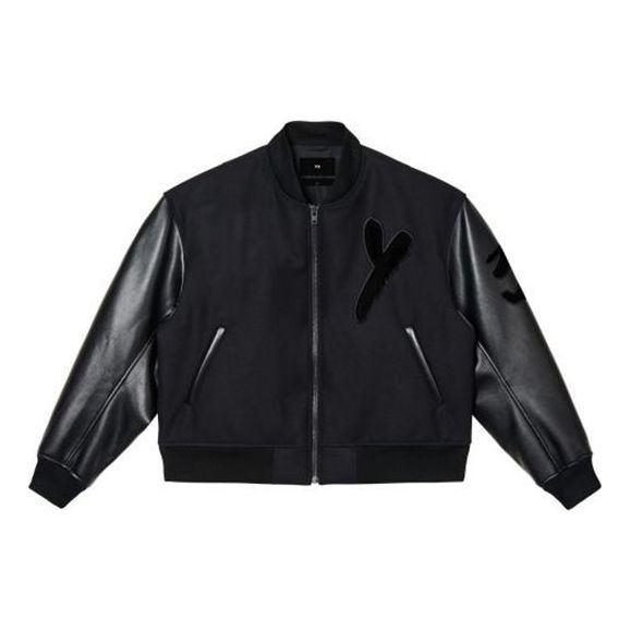 adidas Y-3 Letterman Jacket 'Black' IA3101 sold by KicksCrew