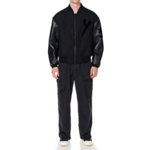 adidas Y-3 Letterman Jacket 'Black' IA3101 sold by KicksCrew