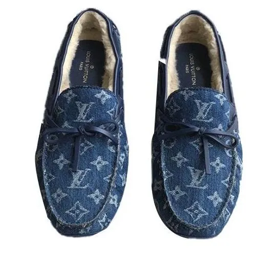 LOUIS VUITTON Arizona Loafers 'Denim Monogram' 1A80HM sold by KicksCrew product image thumbnail 2