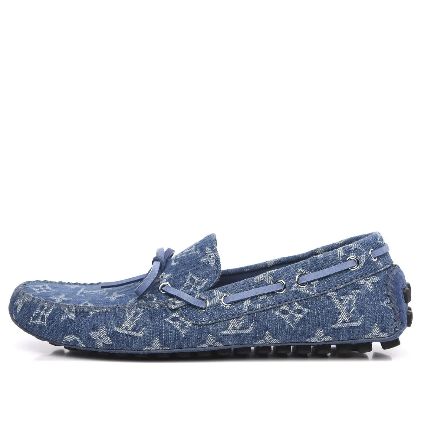 LOUIS VUITTON Arizona Loafers 'Denim Monogram' 1A80HM sold by KicksCrew