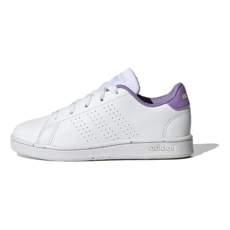 (PS) Adidas Tennis Advantage Lifestyle Court 'White Violet Fusion' H06181 sold by KicksCrew