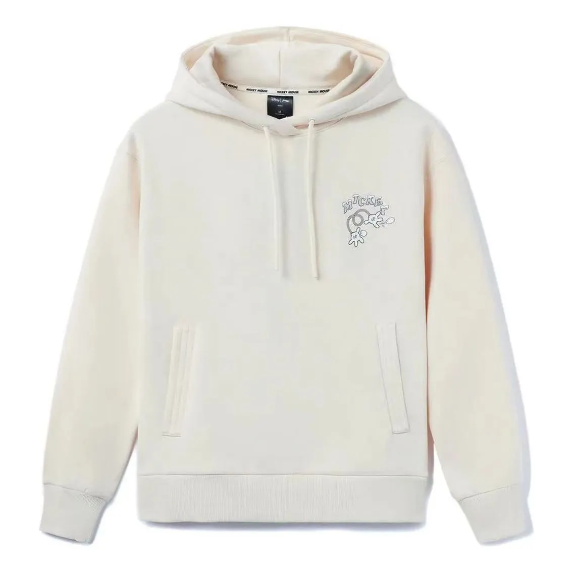 (WMNS) Li-Ning x Disney Graphic Hoodie 'Beige' AWDR690-7 sold by KicksCrew