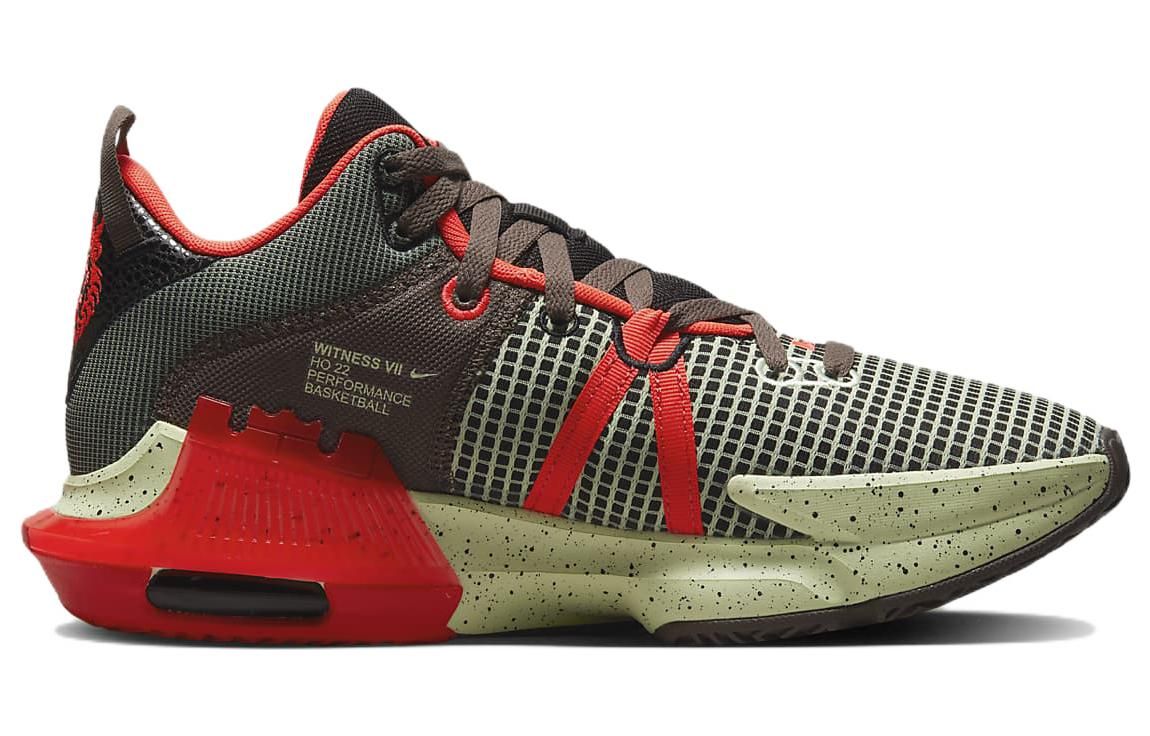 Nike LeBron Witness 7 'Bright Crimson Alligator' DM1123-001 sold by KicksCrew product image thumbnail 2