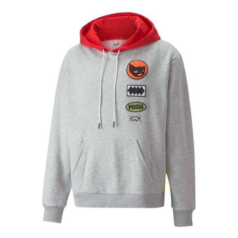 Puma Pre Owned Playbook Pullover Hoodie 'Grey' 534188-01 sold by KicksCrew