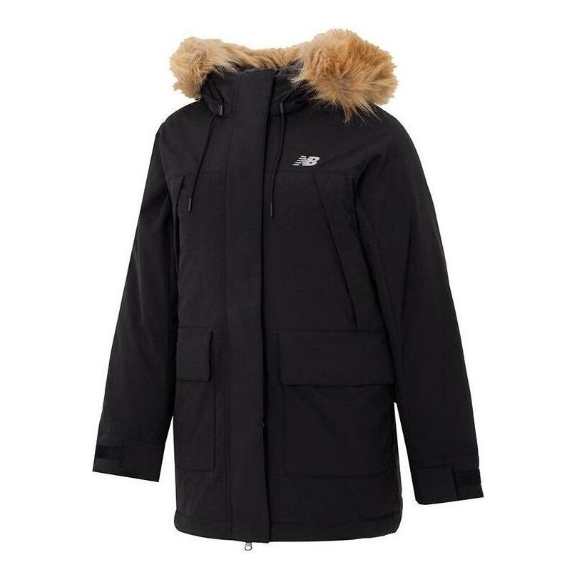 (WMNS) New Balance Winter Long Down Parka Jacket 'Black Brown' AWJ34305-BK sold by KicksCrew