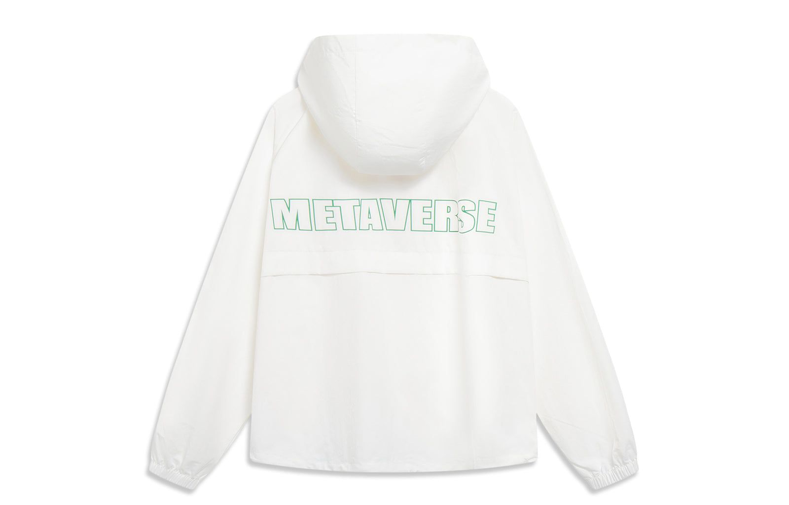 Li-Ning Counterflow Triple Logo Windbreaker 'White' AFDT521-2 sold by KicksCrew product image thumbnail 2