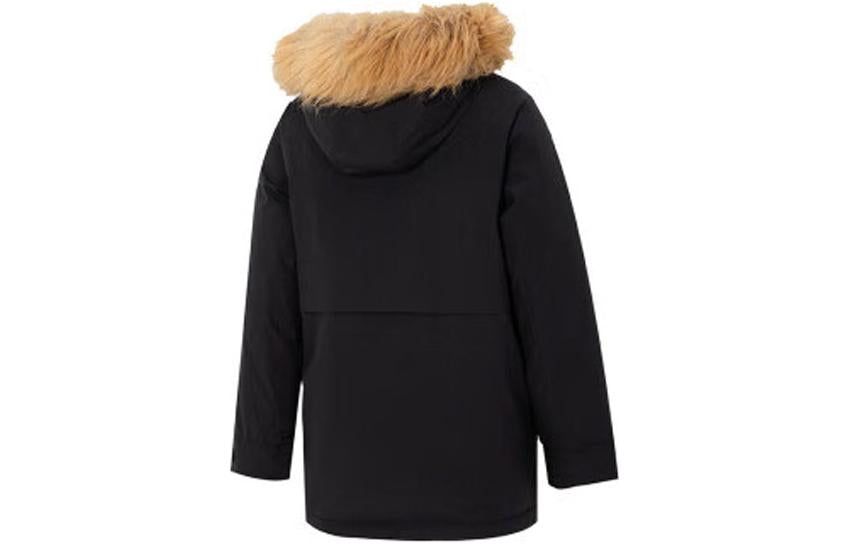 (WMNS) New Balance Winter Long Down Parka Jacket 'Black Brown' AWJ34305-BK sold by KicksCrew product image thumbnail 2