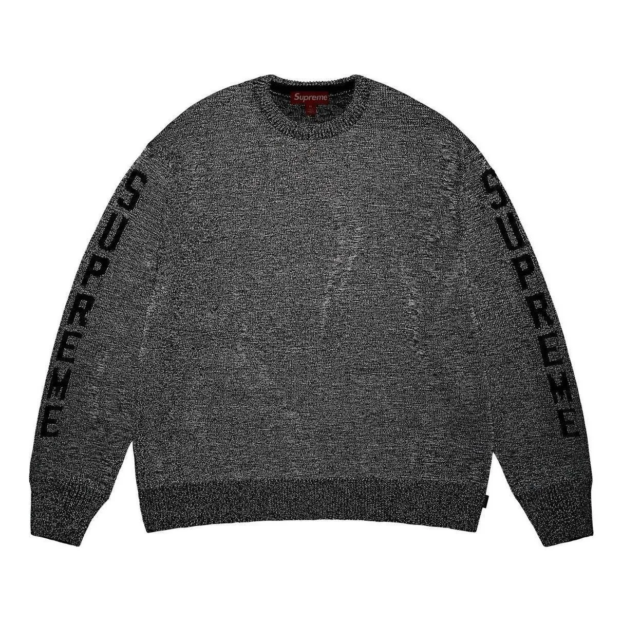 Supreme Reflective Sweater 'Black' SUP-SS24-061 sold by KicksCrew product image thumbnail 2