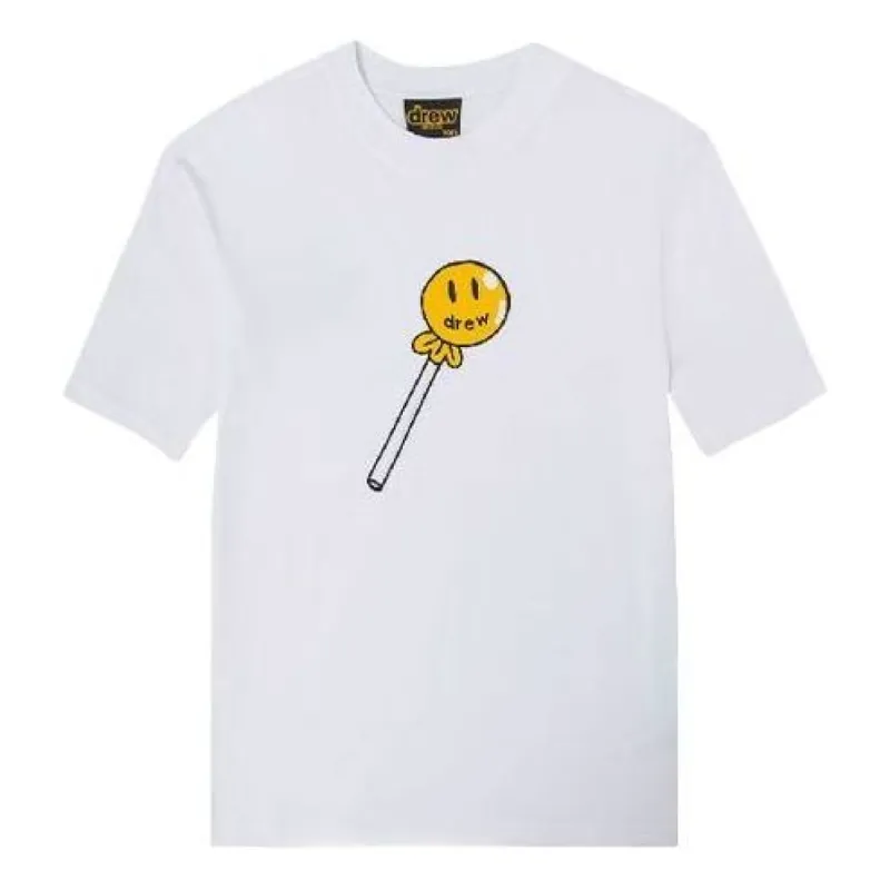 Drew House Lollipop T-shirt 'White' DR-FW20-195 sold by KicksCrew