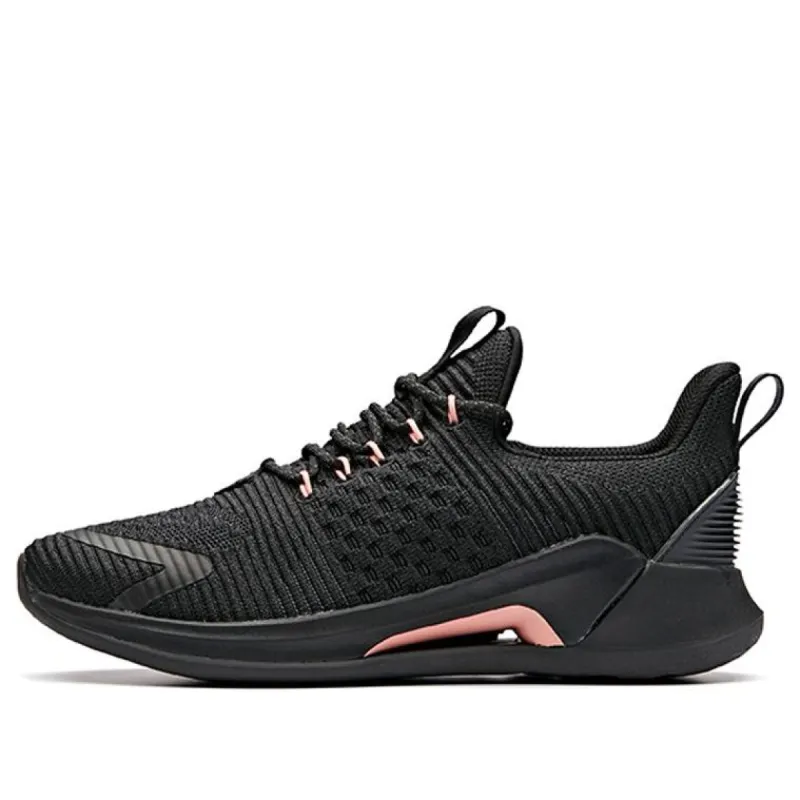 (WMNS) ANTA Running Series Sneakers 'Black Pink' 12917788-1 sold by KicksCrew