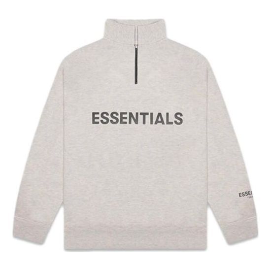Fear of God Essentials FW20 Half Zip Pullover 'Oatmeal' 0192250500229260 sold by KicksCrew