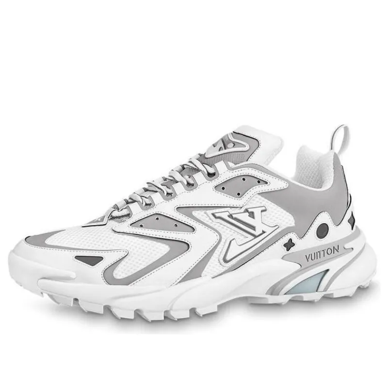 LOUIS VUITTON Runner Tatic Sneakers 'White Grey' 1A9TUV sold by KicksCrew