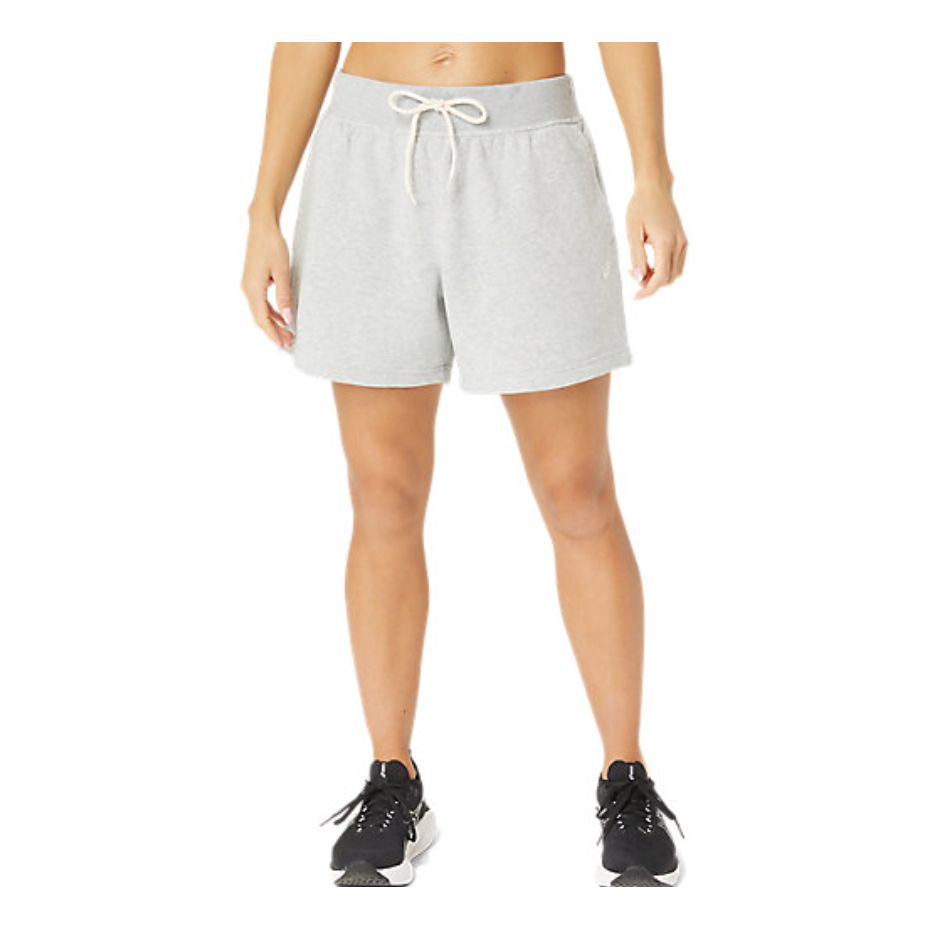 (WMNS) Asics Sunday Sana Fleece Shorts 'Light Grey Heather' 2032C746-062 sold by KicksCrew