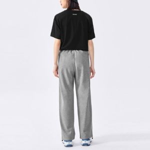 (WMNS) Skechers Logo Letter Straight Casual Pants 'Grey' L222W151-004F sold by KicksCrew