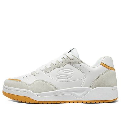 Skechers Koopa Court Volley Low Varsity 'White Yellow' 183241-WYL sold by KicksCrew