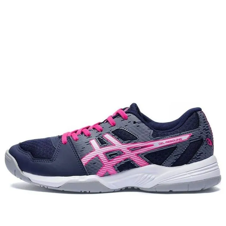 (WMNS) ASICS Gel-Rebound Volleyball Sneakers 'Navy' 1072A086-002 sold by KicksCrew