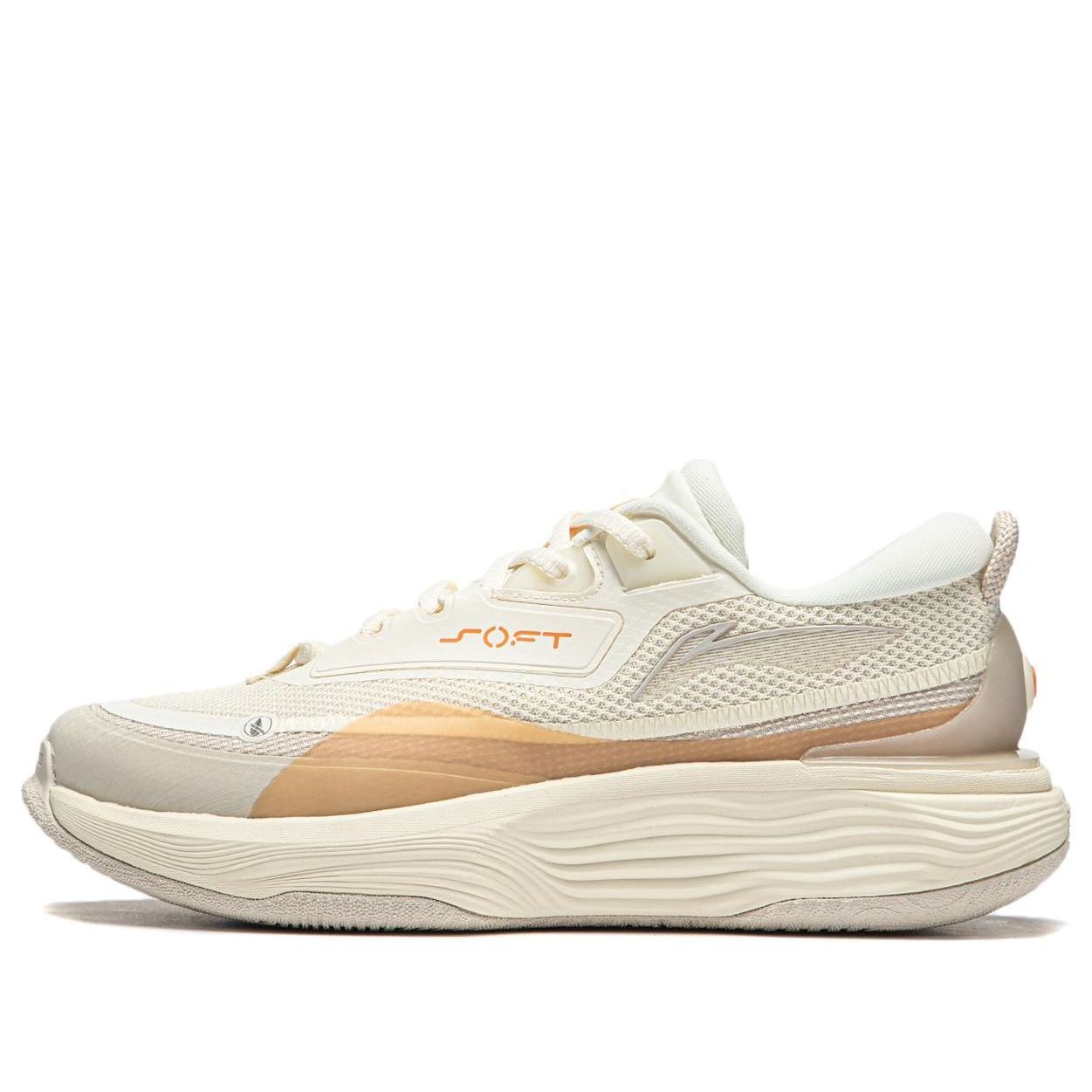 (WMNS) Li-Ning Soft Warm 'White Beige' AGLT122-3 sold by KicksCrew