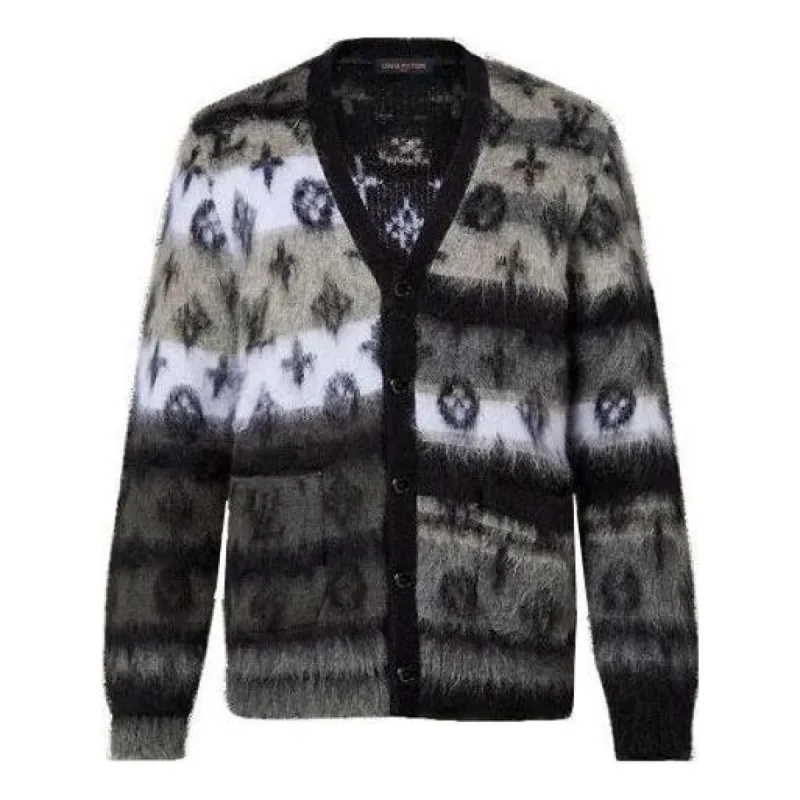 LOUIS VUITTON Monogram Mohair Cardigan 'Multi-Color' 1AF342 sold by KicksCrew