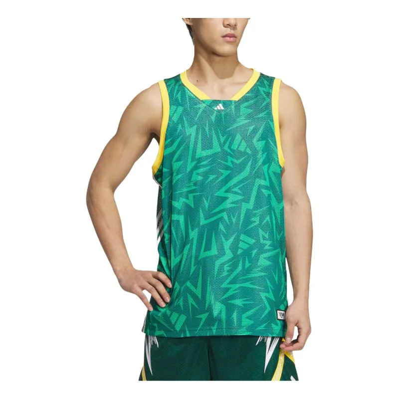 adidas Basketball Tank 'Green' JC6794 sold by KicksCrew