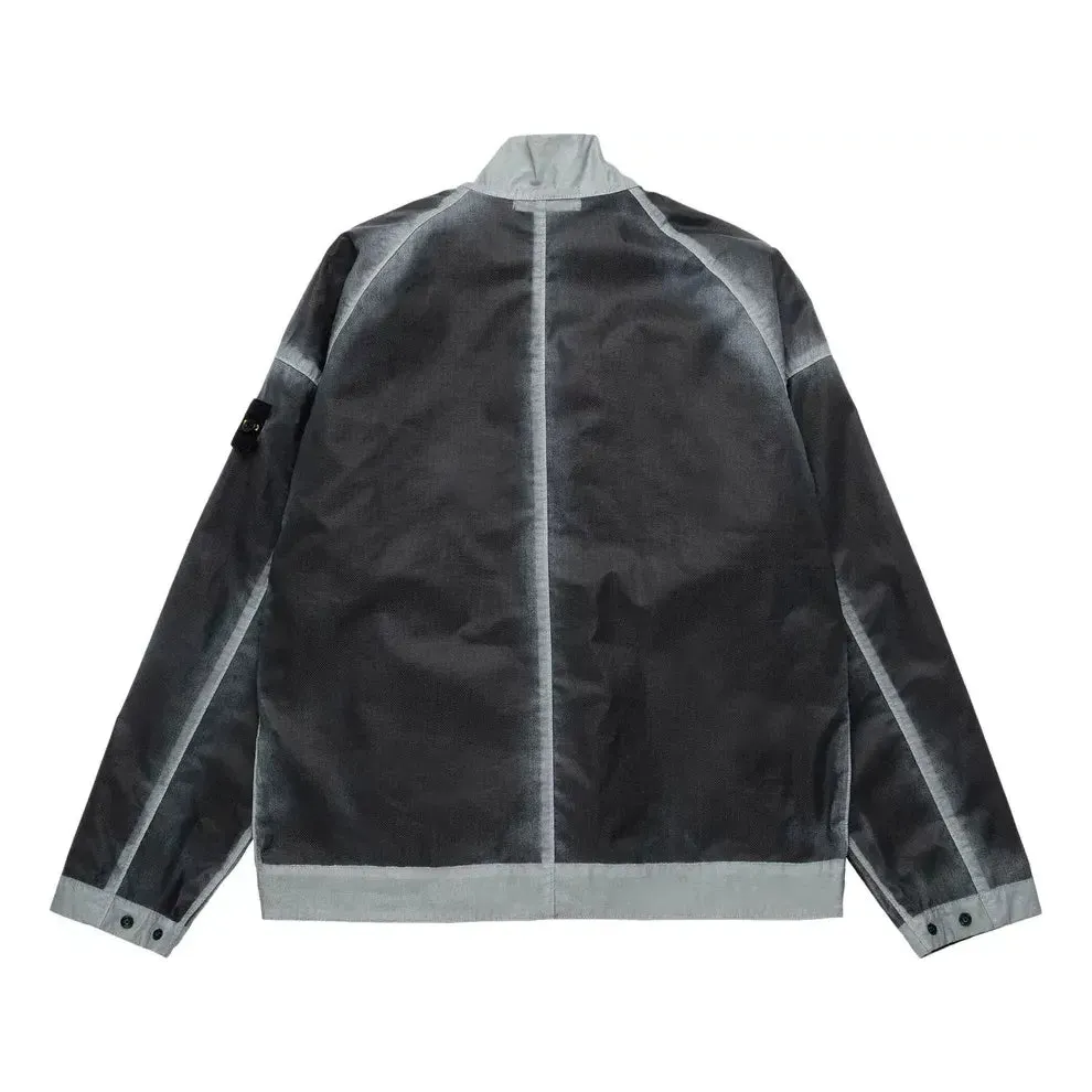 STONE ISLAND Hand Sprayed Mussola Biker Jacket 'Sky Blue' 7815431T1-V0041 sold by KicksCrew product image thumbnail 2