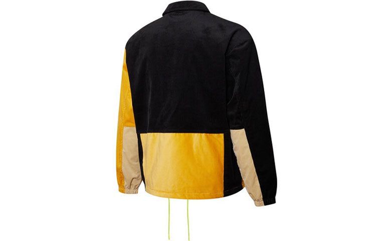 Puma Logo Cord Coach Jacket 'Black' 534752-01 sold by KicksCrew product image thumbnail 2