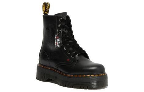Dr. Martens x Betty Boop Jadon Leather Platforms Boot 'Black' 27932001 sold by KicksCrew