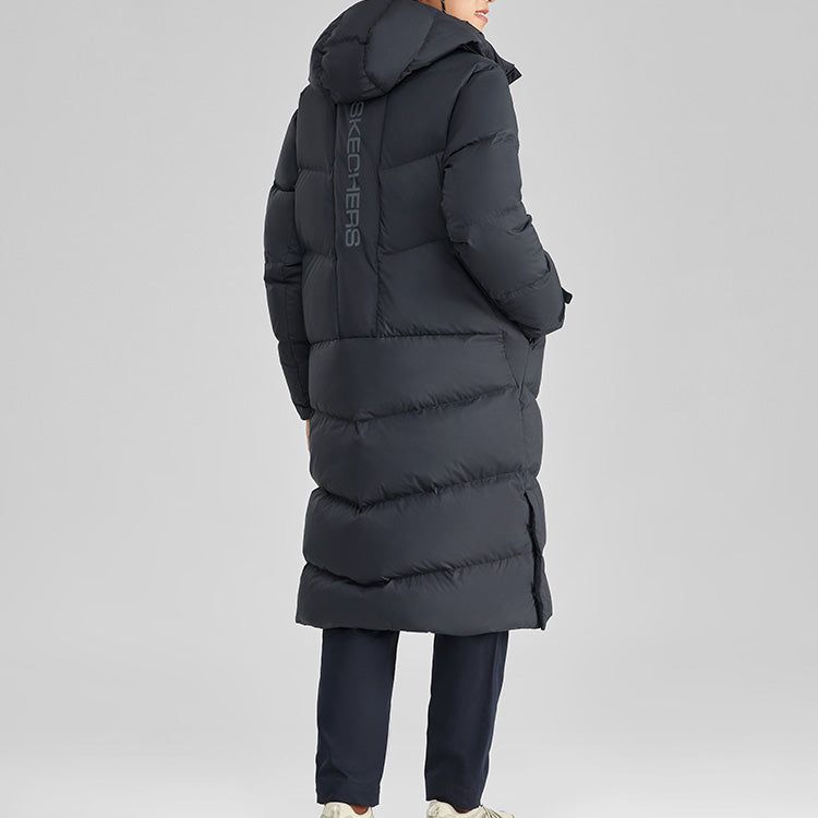 Skechers Casual Long Down Jacket 'Black' L423M140-03B6 sold by KicksCrew product image thumbnail 4