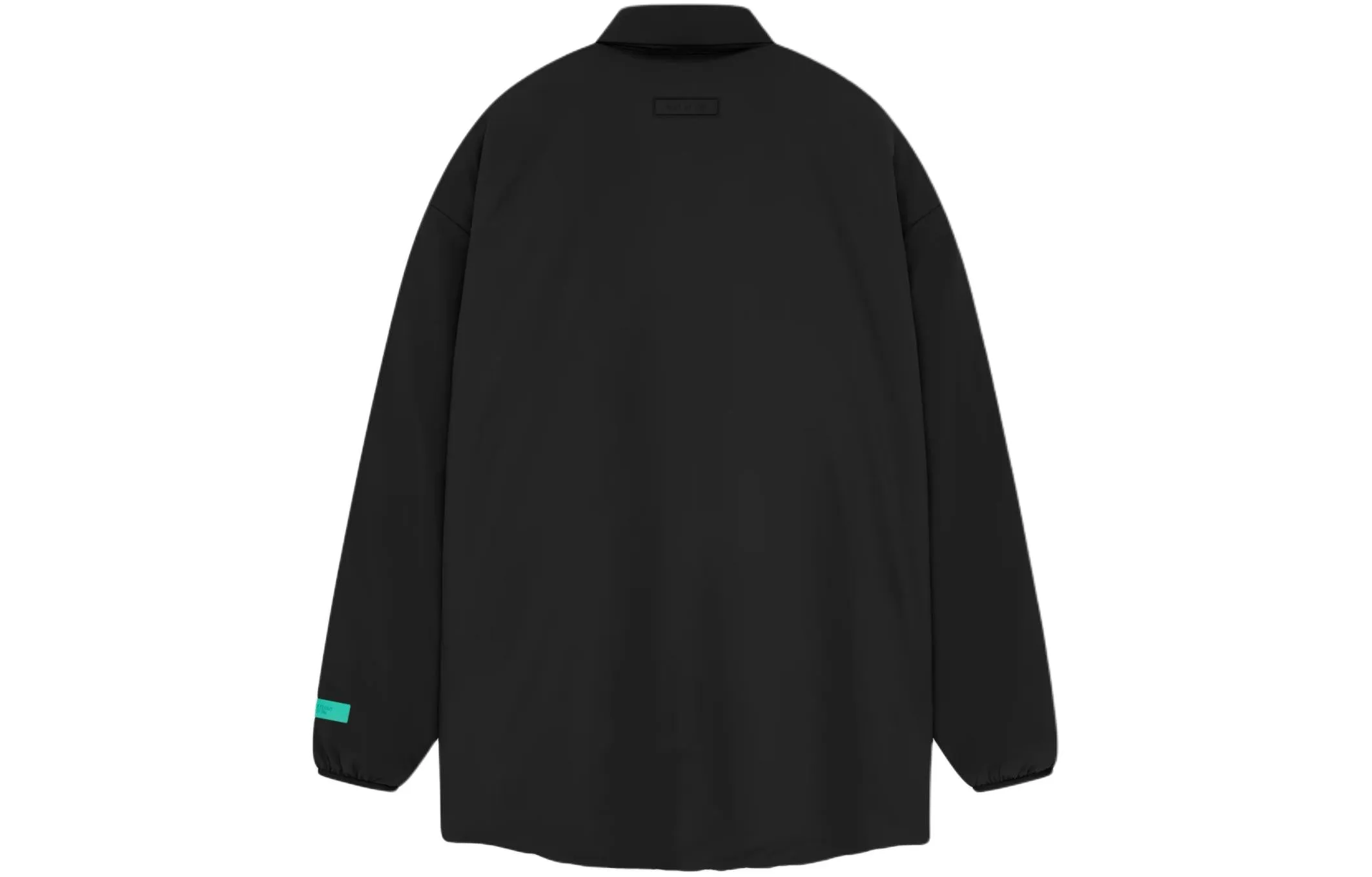 Fear of God Essentials SS24 Nyon Filled Shirt Jacket 'Jet Black' 202SP244494F sold by KicksCrew product image thumbnail 2