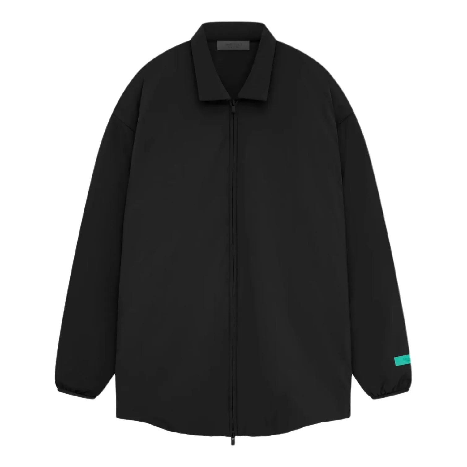 Fear of God Essentials SS24 Nyon Filled Shirt Jacket 'Jet Black' 202SP244494F sold by KicksCrew