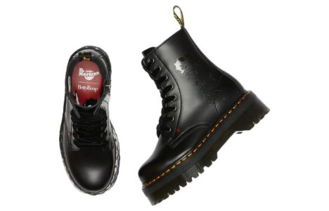 Dr. Martens x Betty Boop Jadon Leather Platforms Boot 'Black' 27932001 sold by KicksCrew