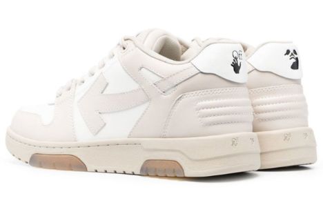 (WMNS) Off-White Out Of Office Low-Top Sneaker 'White Beige' OWIA259C99LEA0036101 sold by KicksCrew