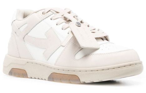 (WMNS) Off-White Out Of Office Low-Top Sneaker 'White Beige' OWIA259C99LEA0036101 sold by KicksCrew