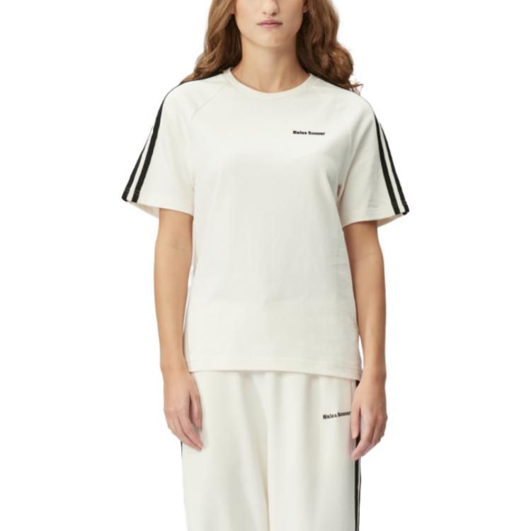 adidas x Wales Bonner Short-Sleeve Tee 'White' IT9788 sold by KicksCrew product image thumbnail 3
